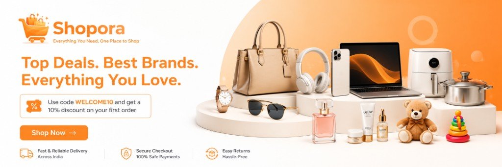 Shopora — Top Deals, Best Brands, Everything You Love